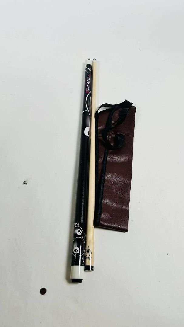 Dreams Black Scorpion Billiard Cue Stick (Category: Billiards and Bowling) located in San Pablo. Submitted by ablpsports (Listing ID 1383713592, Image 2). Description: Scorpion Dreams black Billiard Cue Stick -Maple Wood -13mm -Buffalo Tip -Phenolic Ferrule - Fiber Joint -5/16x18 Thread -leather hand grip -Fiber Butt -18-19oz -57-58 inches 🔥BA Reyes Sports By Ella 🔥 .