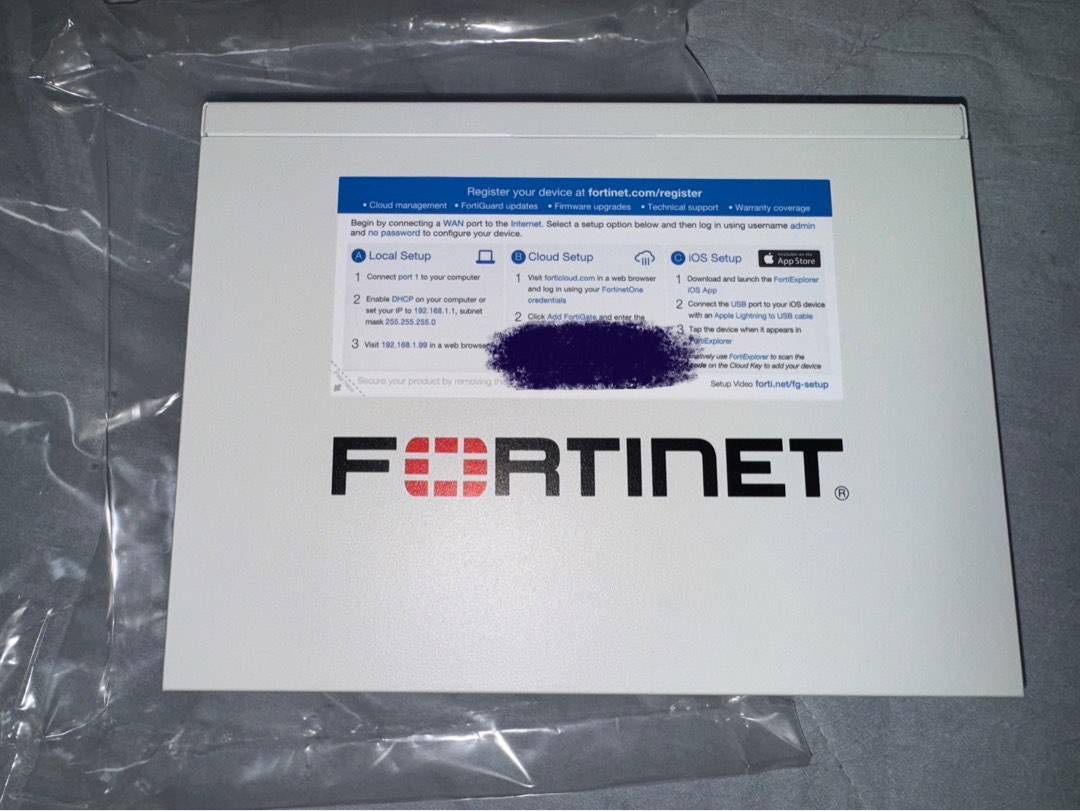 Fortinet FortiGate FG-60F Firewall Router - Brand New, Computers & Tech ...