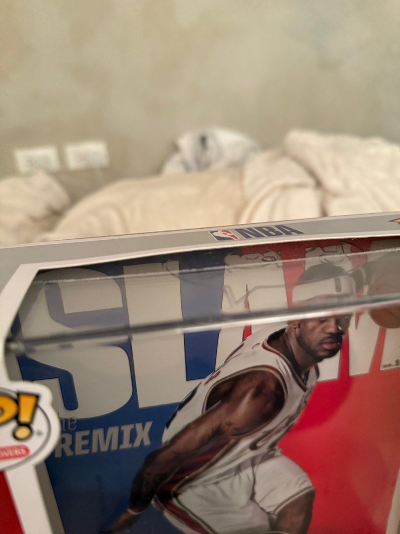 Funko Pop! LeBron James SLAM #19 (Category: Designer & Blind Box Toys) located in Navotas City. Submitted by machristinasoy (Listing ID 1383751819, Image 3). Description: - 100% Authentic - Expect some flaws as this is not a brand new item - Pickup via Lalamove only - Navotas City.