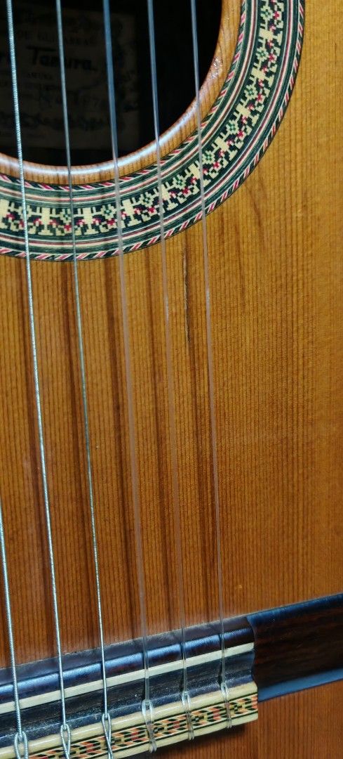Guitarra tamura p50 classical guitar (Category: Musical Instruments) located in Paranaque City. Submitted by yourhonorvoy (Listing ID 1383739467, Image 2). Description: Guitarra tamura p50 classical guitar 35k only With hardcase With dents and scratches only 👌Straight neck 👌Old strings installed 👍Payment thru cash, bank transfer, gcash or in any remittance center 🚚We do shipping👍via lalamove,speedy, toktok and grab ✈️🚢🚆We also ship nation 