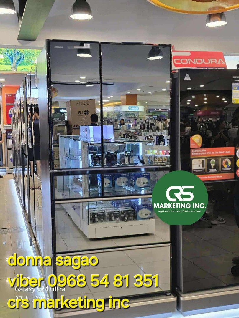 Hitachi multidoor (Category: Refrigerators and Freezers) located in Manila. Submitted by donnasagao03665 (Listing ID 1383732365, Image 2). Description: 💚 HITACHI MULTIDOOR REFRIGERATOR NO FROST INVERTER / HITACHI SIDE BY SIDE REF MADE IN JAPAN 💚 FRENCHDOOR R-WB640VG0-1 GBK 21.0 - 79,000 R-WB640PG1-1 GCK 21.0 - 69,900 R-W660PG7-1 GBK 19.1 - 59,900 R-W660PG7-1 GGR 19.1 - 59,900 MULTIDOOR R-ZX740KSE X 25.9 - 198,900 R-WX740KSE XK 25.9 - 194,900 SI