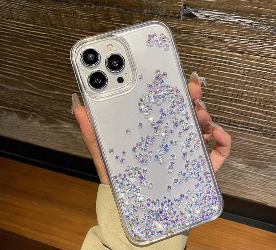 由 dior050423 (刊登 ID 1383715273，圖片 1) 提交，位於 新北市 (New Taipei) 的 iphone13pro流沙亮片手機殼 (類別：其他)，說明：iphone13pro流沙亮片手機殼。