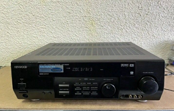 Kenwood Audio Video Receiver Model KRF-V6050D (Category: Soundbars, Speakers & Amplifiers) located in Iloilo. Submitted by eulneversee (Listing ID 1383699247, Image 1). Description: For sale Kenwood Audio Video Receiver Model KRF-V6050D Price P4,500.00 shipping fee included Location: Iloilo Pm me for details.