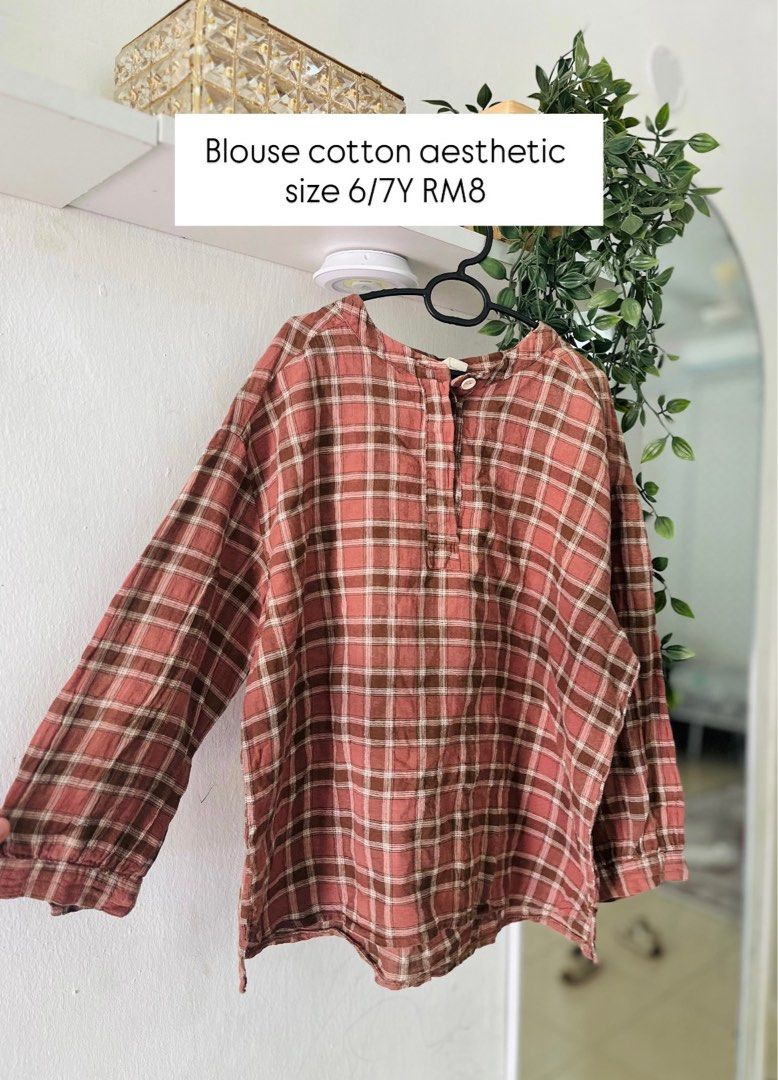 Kids blouse cotton (Category: Babies & Kids Fashion) located in Kemaman. Submitted by selfloveee (Listing ID 1383713484, Image 1). Description: .