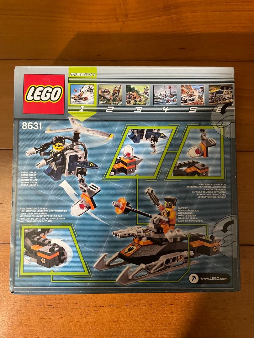 Lego Mission 1: Jetpack Pursuit Set 8631 Agents, 興趣及遊戲, 玩具