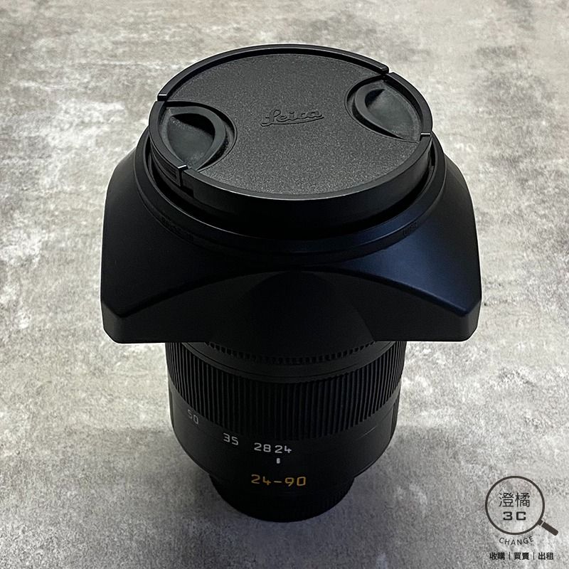 由 change12336 (刊登 ID 1383825695，圖片 2) 提交，位於 台北市 (Taipei) 的 『澄橘』Leica Vario-Elmarit SL 24-90 mm f2.8-4 ASPH《二手》A77859 (類別：鏡頭及裝備)，說明：Leica Vario-Elmarit SL 24-90 mm f2.8-4 ASPH 黑 店保7天 功能正常 90%新，外觀有小使用痕跡，無撞傷 盒裝+前後蓋+公司貨證明+遮光罩 (遮光罩有些傷) 本賣場商品因於店家同步銷售流通快，請於下標前先詢問是否有貨。 ( 下標後如需自取請參閱關於我中的店家資訊。) 下標後請於 3 天內完成交易，並將您的收件資料填寫於買賣留言板中。 ( 請留收件人姓名、地址、電話。) 賣場交易方式 : 到店自取、超商取貨付款、信用卡(店家使用)、輕鬆付(黑貓宅配)。 購買前如有任何問題請多利用問與答或賣場即時通，若我們未回覆您的問題，表示不同意或未讀您的發問，若已下標將以網頁說明為主。 保固中商品如有故障
