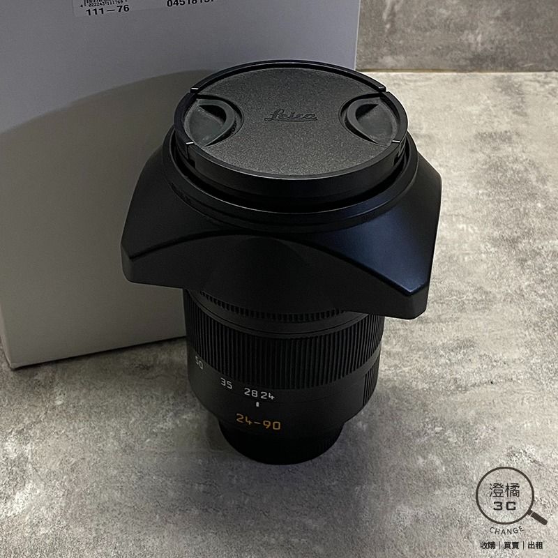 由 change12336 (刊登 ID 1383825695，圖片 1) 提交，位於 台北市 (Taipei) 的 『澄橘』Leica Vario-Elmarit SL 24-90 mm f2.8-4 ASPH《二手》A77859 (類別：鏡頭及裝備)，說明：Leica Vario-Elmarit SL 24-90 mm f2.8-4 ASPH 黑 店保7天 功能正常 90%新，外觀有小使用痕跡，無撞傷 盒裝+前後蓋+公司貨證明+遮光罩 (遮光罩有些傷) 本賣場商品因於店家同步銷售流通快，請於下標前先詢問是否有貨。 ( 下標後如需自取請參閱關於我中的店家資訊。) 下標後請於 3 天內完成交易，並將您的收件資料填寫於買賣留言板中。 ( 請留收件人姓名、地址、電話。) 賣場交易方式 : 到店自取、超商取貨付款、信用卡(店家使用)、輕鬆付(黑貓宅配)。 購買前如有任何問題請多利用問與答或賣場即時通，若我們未回覆您的問題，表示不同意或未讀您的發問，若已下標將以網頁說明為主。 保固中商品如有故障