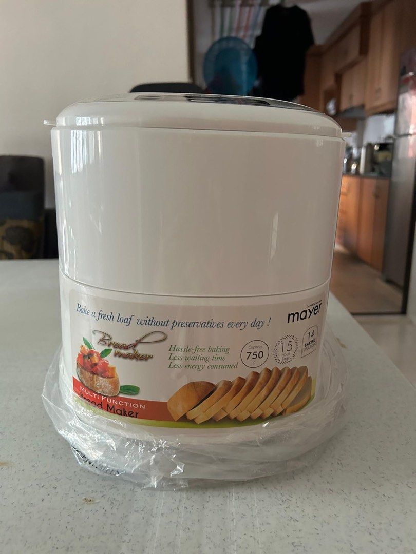 Mayer Multifunction Bread Maker (Category: Breadmakers) located in Singapore. Submitted by ecube.shoppe (Listing ID 1383664770, Image 2). Description: Like new Mayer bread maker No box .