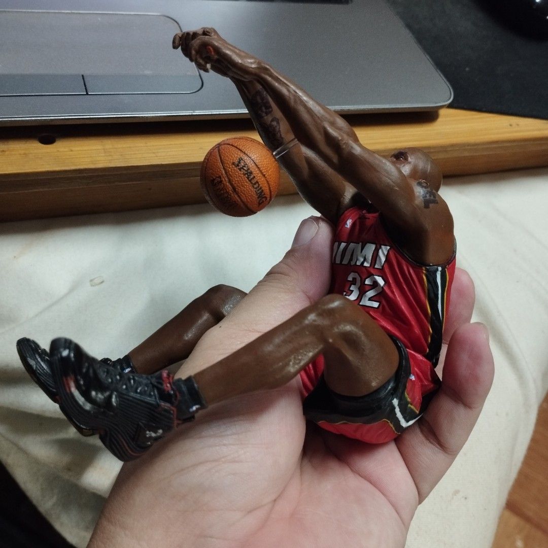 MCFARLANE NBA Shaq ONeal Miami Heat (Category: Figurines & Statues) located in Quezon City. Submitted by 4saleonly (Listing ID 1383814977, Image 1). Description: selling as is no stand and base just figure with ball good condition gcash/ bdo payments lala/grab/gogo exp delivery at buyer's expense thanks for looking.