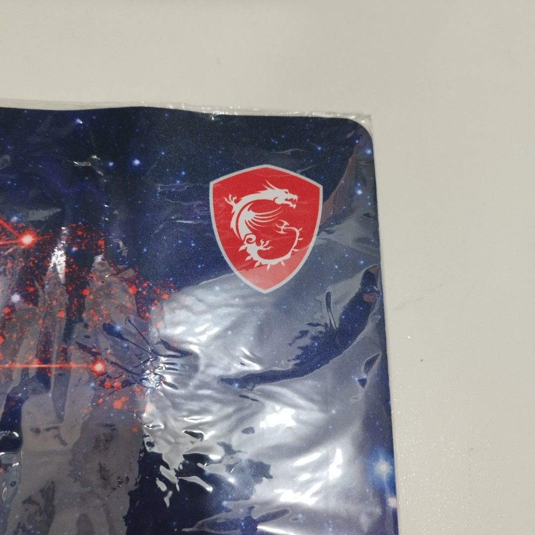 MSI True Gaming Mousepad - official & authentic (Category: Mouse & Mousepads) located in Marikina City. Submitted by unfadingph (Listing ID 1383750110, Image 3). Description: Selling this MSI "True Gaming" Mousepad - 10.5" x 12.5" (HxW). Sealed & brand new. - P250 only. I got it from the official MSI booth activity in the event. Dm for those interested. ✨.