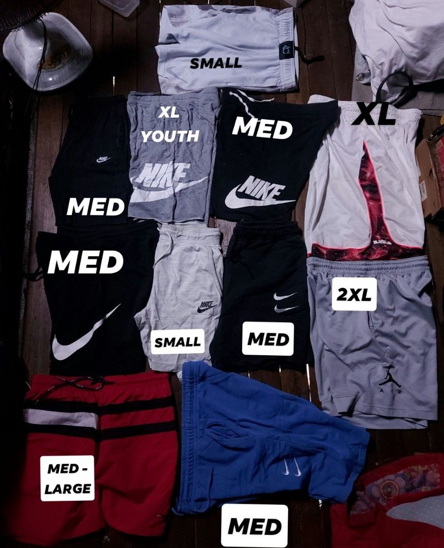 NIKE, JORDAN AND TOMMY SHORTS (Category: Shorts) located in Quezon City. Submitted by cjc23 (Listing ID 1383791102, Image 1). Description: PRICE RANGE 550-1250 MANILA LOC PM PO.
