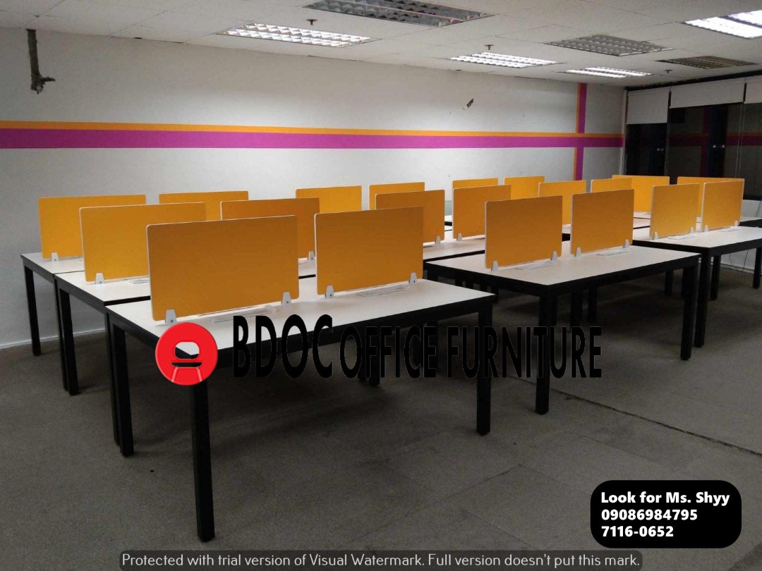 Office Table with Screen Panel / Conference Table / Toilet Partition ...