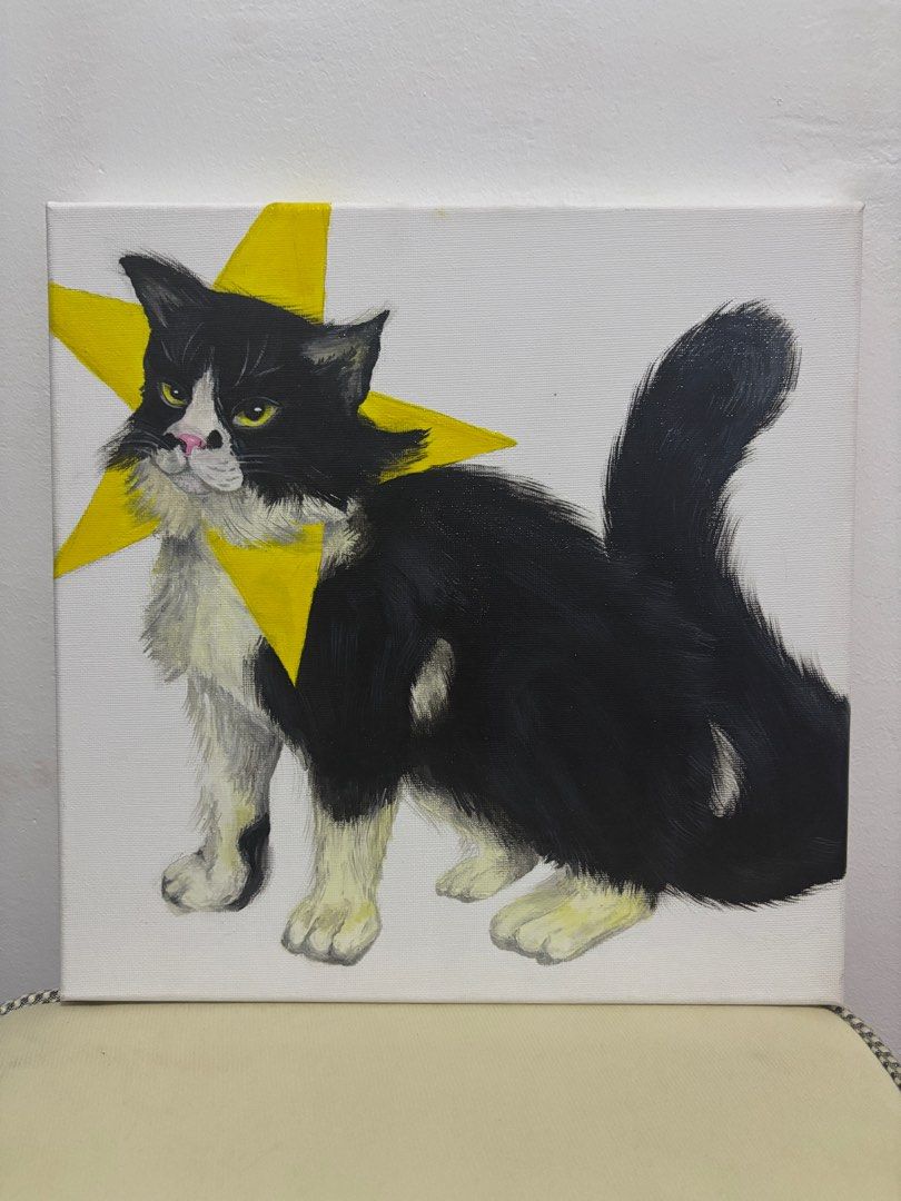 Pet Portrait Commission [READ DESCRIPTION] (Category: Announcements) located in Quezon City. Submitted by artmshaseul (Listing ID 1383811216, Image 1). Description: Pet portraits for 800 Pesos! • ⁠2 slots left! • ⁠Size: 12x12 inches Details: • Simple, plain background • Option to include flat-colored decorative elements like shapes or other symbols (as shown in the sample) • Estimated completion time: Approximately 2 weeks • 50% down payment • +5