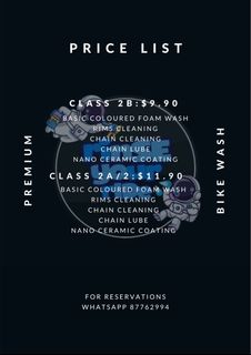 Bike wash service sunday For Sale Carousell Singapore