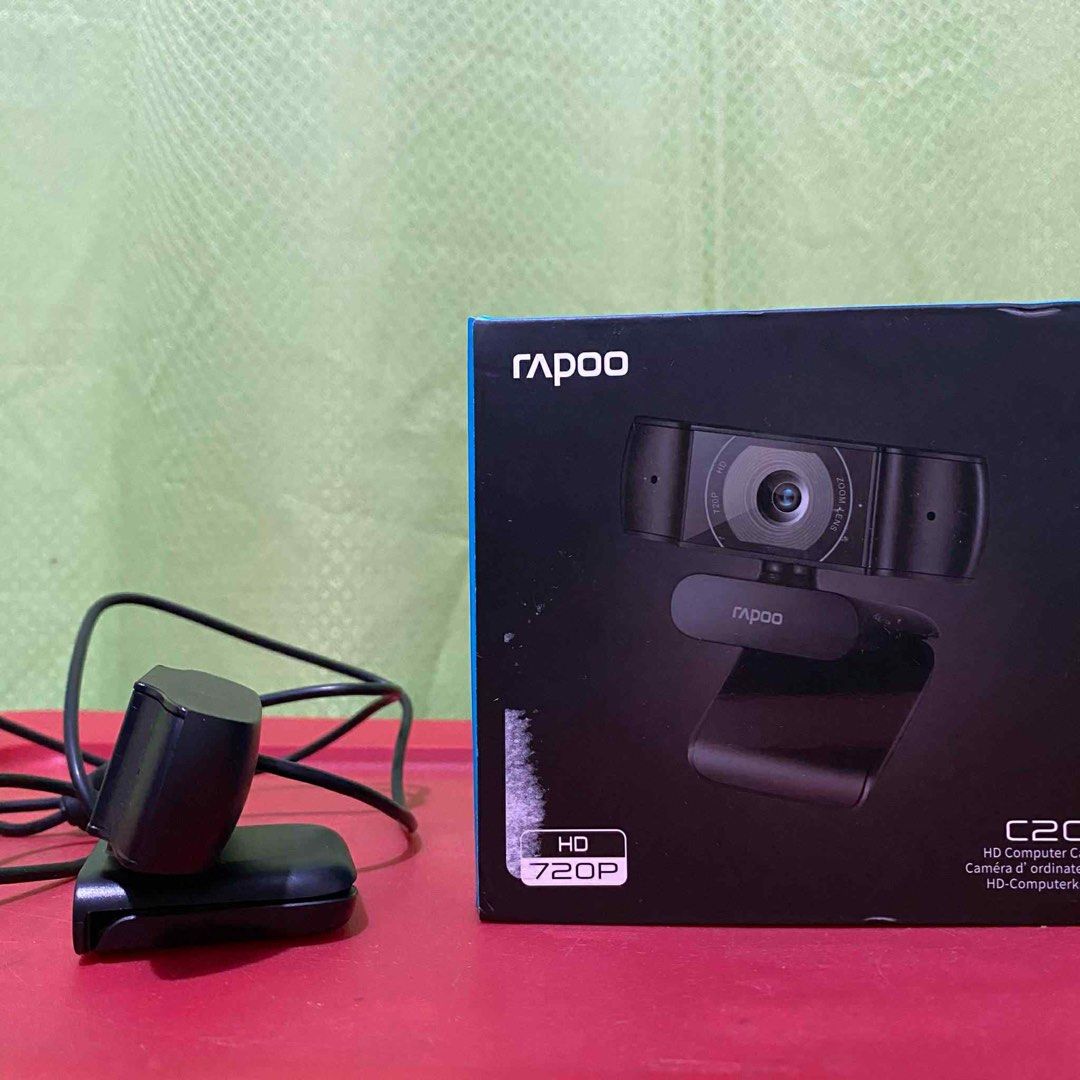 Rapoo C200 360° Rotation 720P Webcam for Laptop PC HD Web Camera (Category: Webcams) located in Quezon City. Submitted by xtian.store (Listing ID 1383817193, Image 2). Description: Rapoo C200 360° Rotation 720P Webcam for Laptop PC HD Web Camera Price: 770 Like new, only used for a few times No issue, no flaws Perfectly working Original Location: Quezon City.