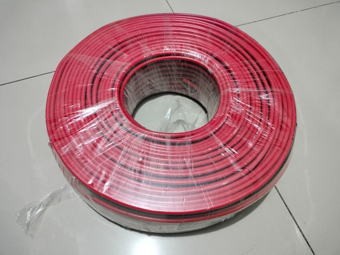Red and Black Speaker Wire Cord Cable Size Number 16 (Category: Cables & Adaptors) located in Quezon City. Submitted by matet07 (Listing ID 1383677762, Image 3). Description: Red and Black Speaker Wire Cord Cable Size Number 16 -P30 per meter -Swan brand -heavy duty -pwde ko hinangan ng rca with minimal fee -accept for shipping via LALAMOVE COD(buyer's expense) -accept GCASH and MAYA payment -COMPATIBILITY IS BUYER'S RESPONSIBILITY.