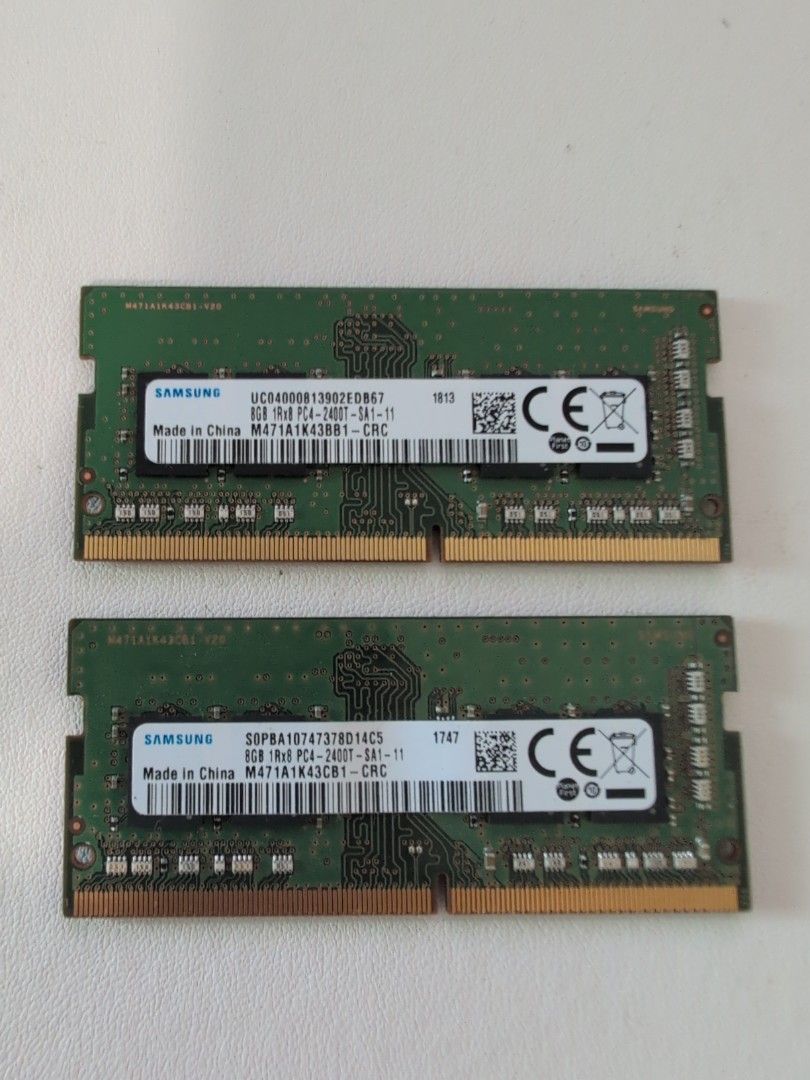 Samsung 16 GB (2x8)  DDR4 PC4-2400T RAM Laptop63227749020163110