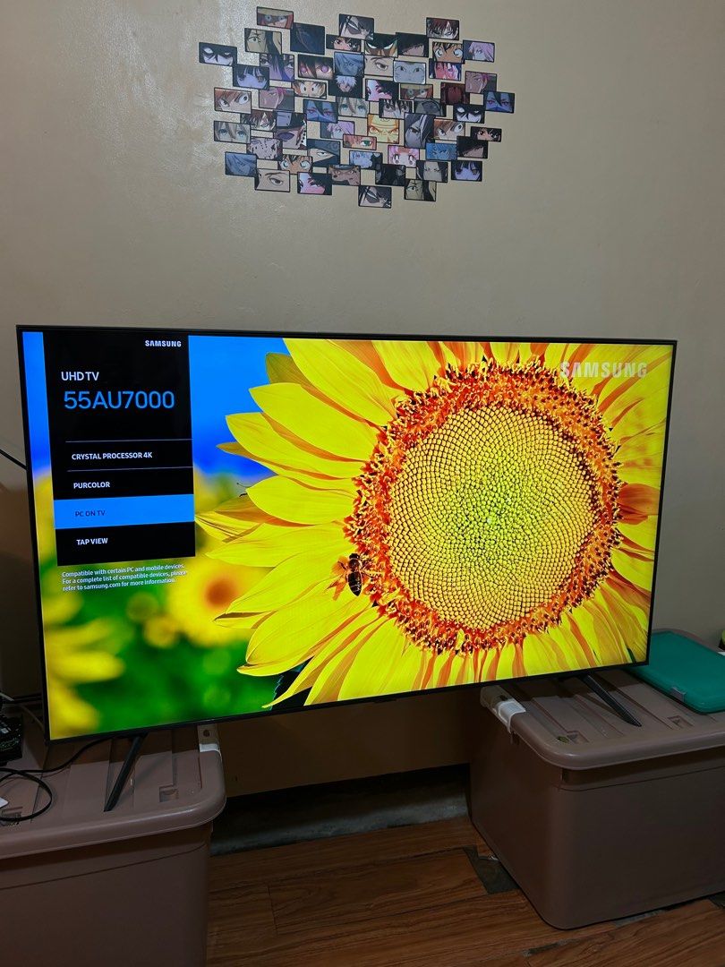 Samsung 55” Crystal UHD 4k Smart TV (Category: TV) located in Taguig. Submitted by kurtsmithc (Listing ID 1383826539, Image 1). Description: Samsung UHD 55 inches No issue po all working Solid ung display and sound. Gagamitin mo nlng. Can send sample videos RFS: Extra TV lng, mas bet ung Bravia kaysa dito Taguig location, pick up only here sa bahay para macheck nyo din personally..