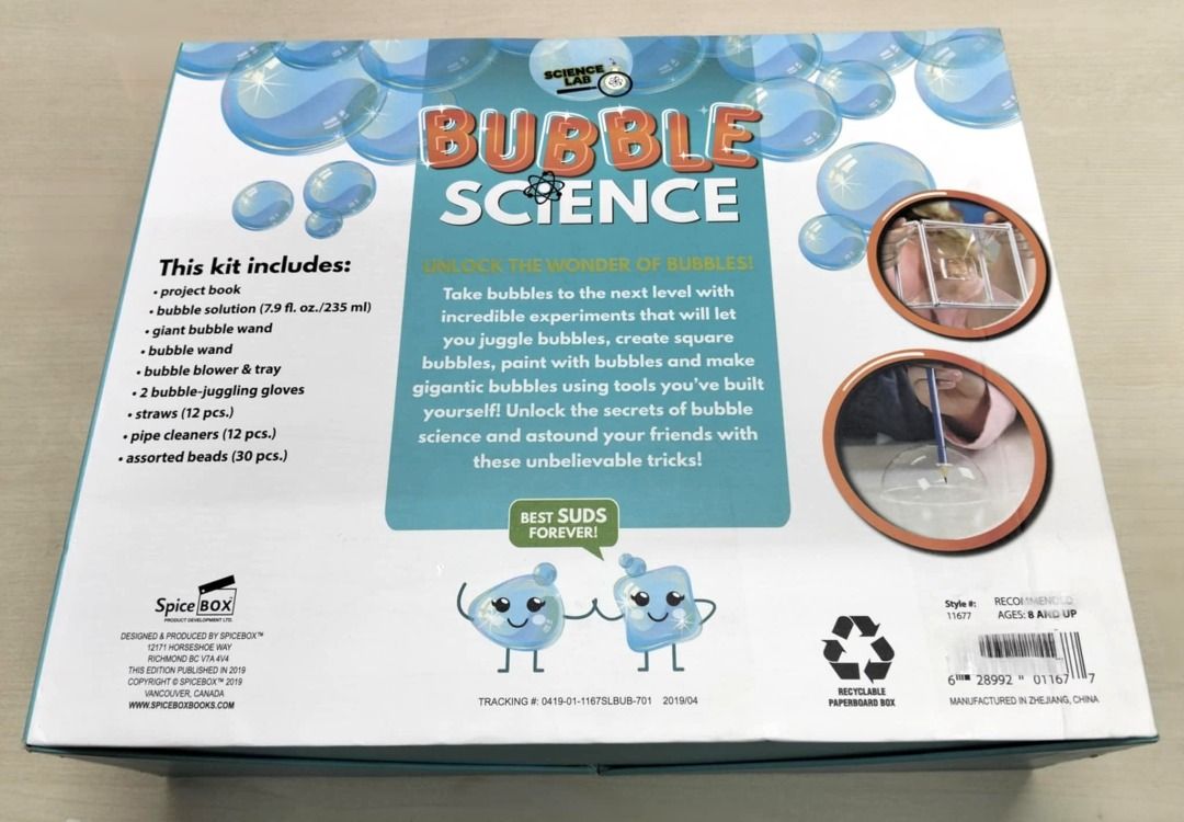 Science Lab Bubble Science Kit - Unlock The Wonders of Bubbles ...