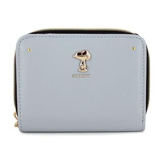 Snoopy wallet史努比钱包女士皮夹钱包少女心银包儿童零钱包浅蓝色银袋绝版散纸包64220734015617110
