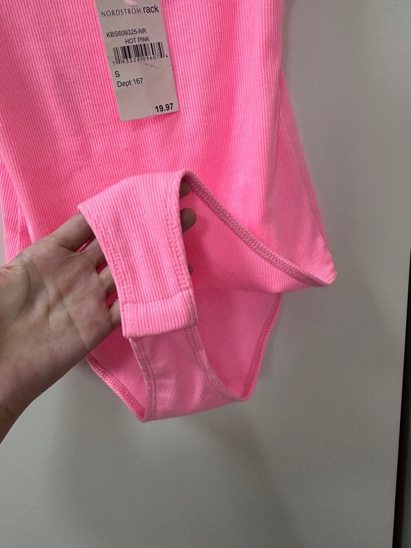 Socialite Ribbed Bodysuit (Category: Others Tops) located in Manila. Submitted by mummyrandom (Listing ID 1383782850, Image 3). Description: super nice fabric 💖 Rfs: wrong size.