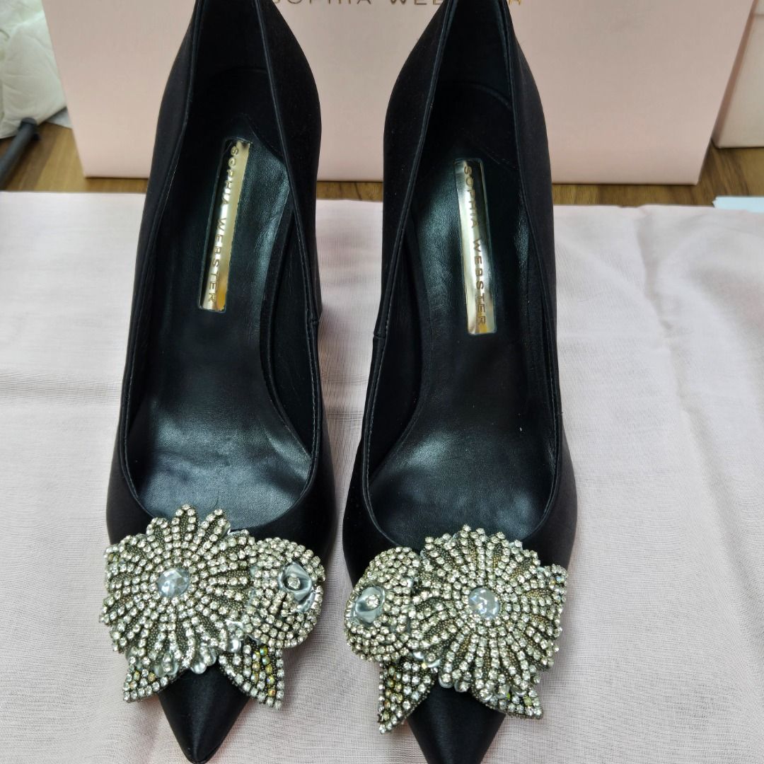 Sophia Webster Lilico crystal embellished 女裝 鞋 高跟鞋 Carousell