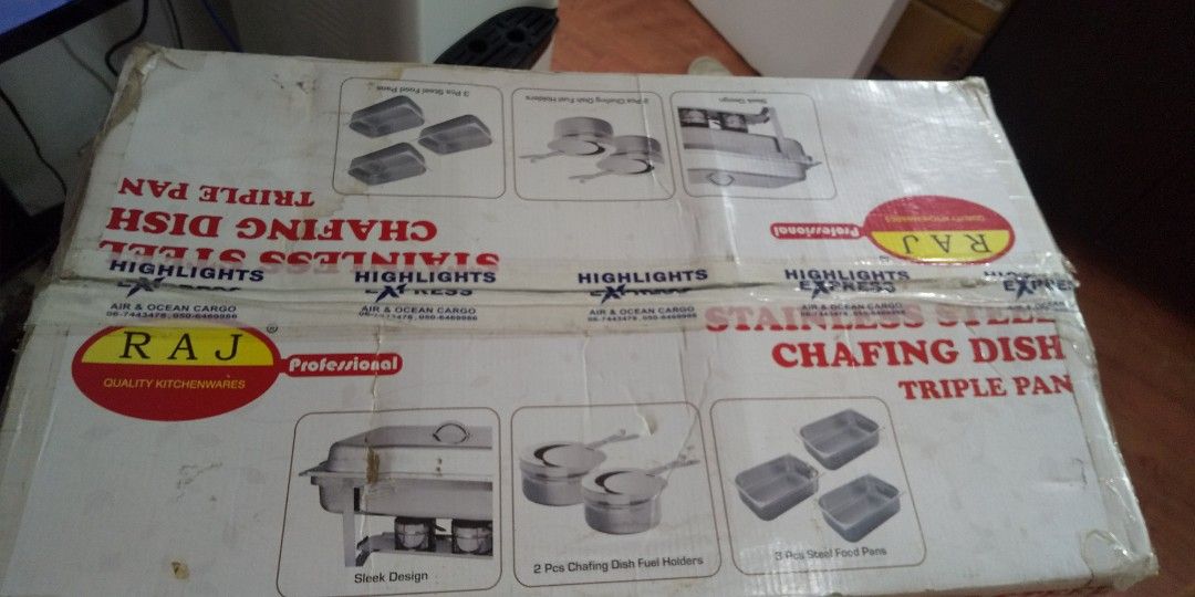 Stainless Steel Chafing Dish Triple Pan (Category: Bathroom & Kitchen Fixtures) located in Carmona. Submitted by rpute (Listing ID 1383689175, Image 2). Description: .