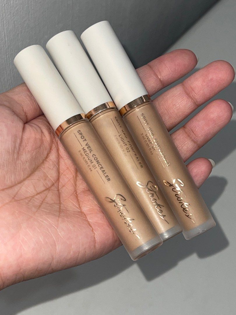Strokes concealer bundle (Category: Makeup) located in Las Pinas. Submitted by trishdeclutters (Listing ID 1383691036, Image 1). Description: 250 each 700 if Take all. lahat swatched lang RFS dami na ako concealer di ko nagagamit and no shade match Some bought this year and last yr.