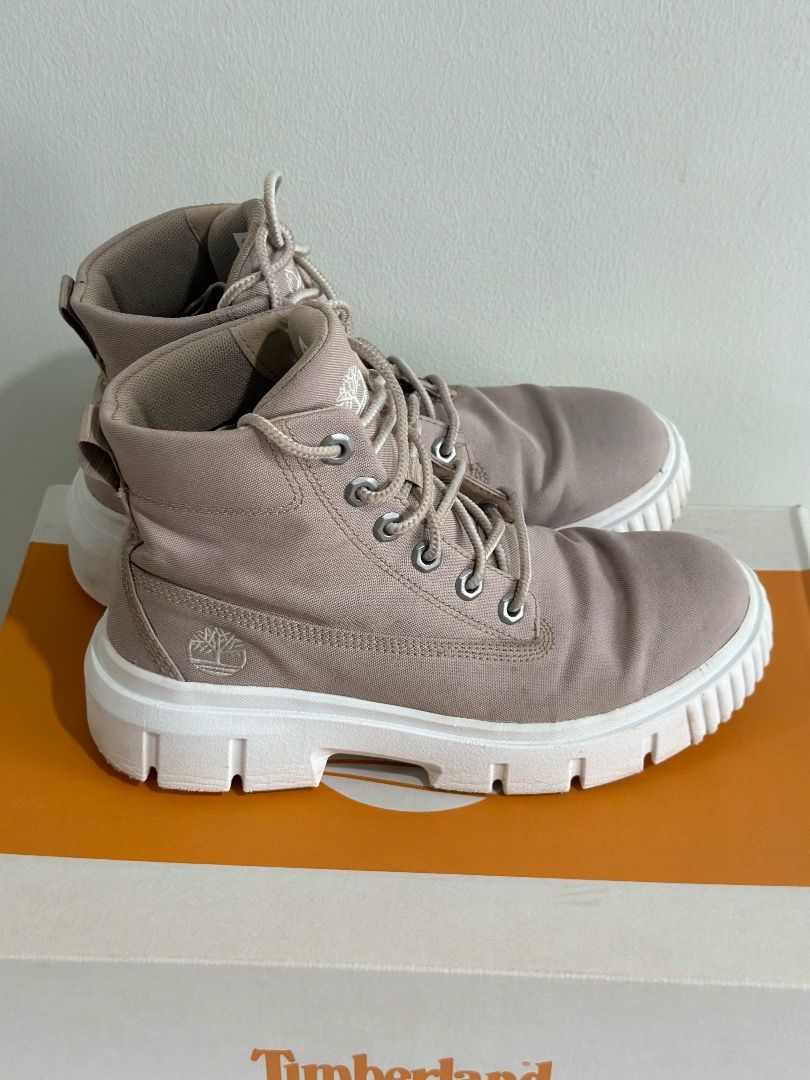 TIMBERLAND Boots (Category: Boots) located in Quezon City. Submitted by paulinetyn63243 (Listing ID 1383770729, Image 3). Description: TIMBERLAND Greyfield Boot Light Beige Canvas SIZE 38.5EUR 7.5US 5.5UK Original Store Bought Lightly Used, no damages. Delivery shouldered by buyer. .