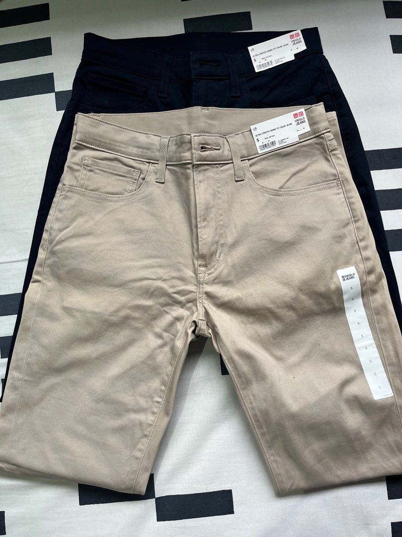 Uniqlo Blue Pants (Category: Chinos) located in Las Pinas. Submitted by popoy21 (Listing ID 1383771152, Image 2). Description: Brand new with tag and sticker Price was cut because it was intended to be a gift W: 15 Beige L: 40 Blue L: 38.5 Cuff: 6 1,000 each SOLD beige RFS: Unloading SF and booking c/o buyer Delivery via Grab/Lalamove or COD via LBC Location: usually Las Pinas | Mandaluyong Available if posted; firm price posted already Check my 