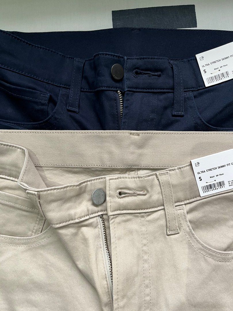 Uniqlo Blue Pants (Category: Chinos) located in Las Pinas. Submitted by popoy21 (Listing ID 1383771152, Image 3). Description: Brand new with tag and sticker Price was cut because it was intended to be a gift W: 15 Beige L: 40 Blue L: 38.5 Cuff: 6 1,000 each SOLD beige RFS: Unloading SF and booking c/o buyer Delivery via Grab/Lalamove or COD via LBC Location: usually Las Pinas | Mandaluyong Available if posted; firm price posted already Check my 