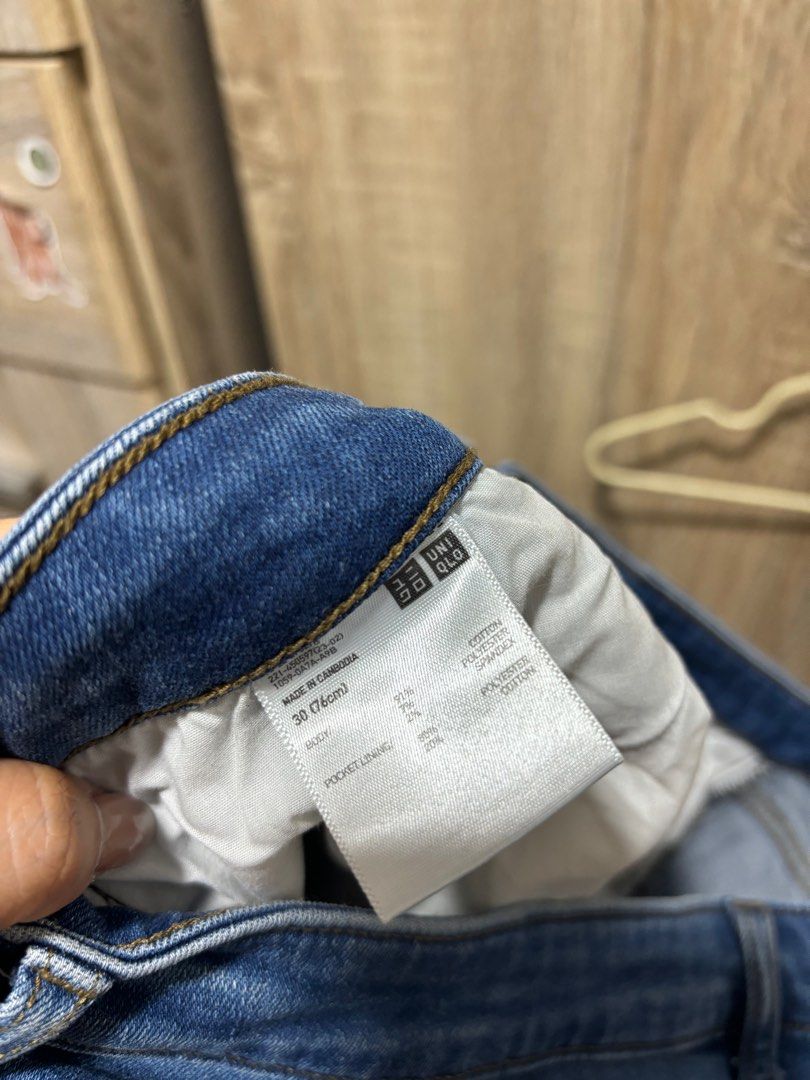 Uniqlo Stretchable Skinny Jeans (Category: Jeans) located in Bacoor. Submitted by finery_ph (Listing ID 1383758659, Image 3). Description: Perfect length for 5-5’1 girlies Size 30 (76CM).