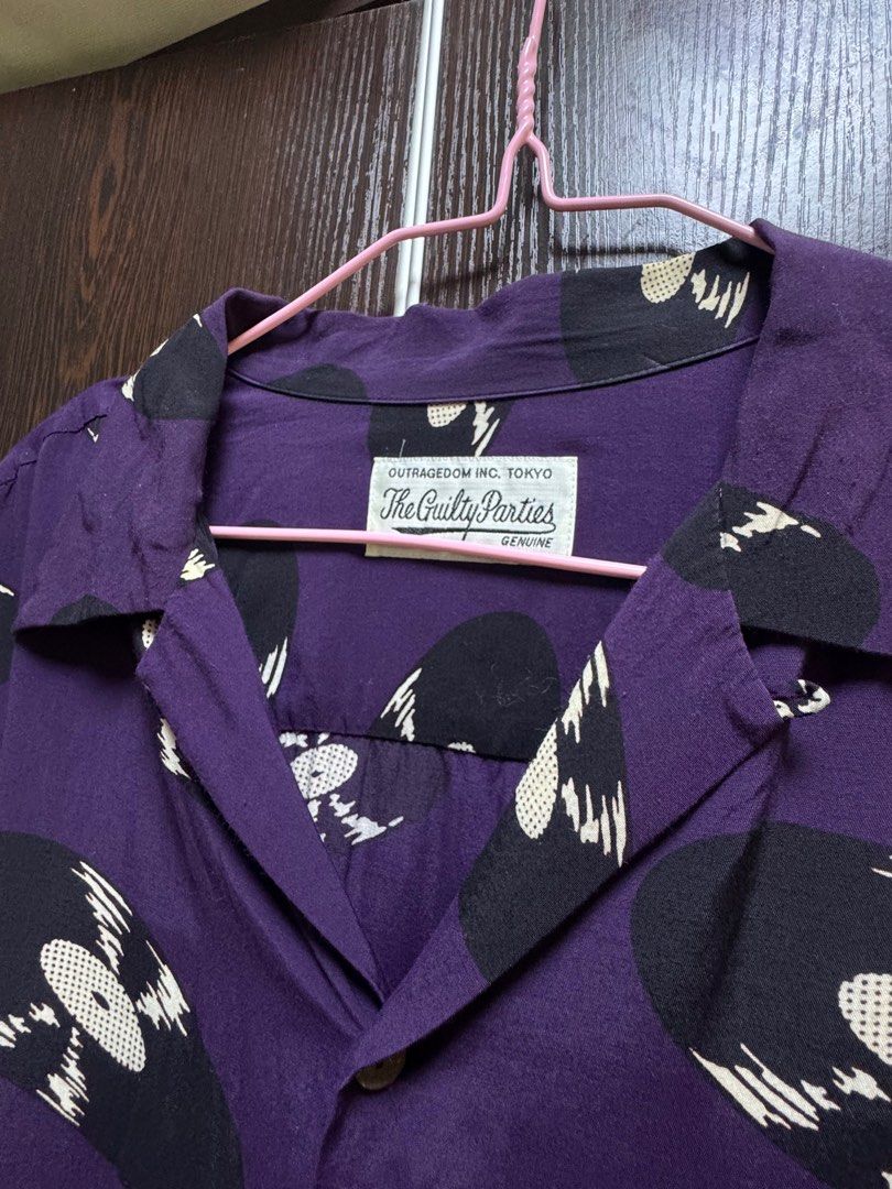 Wacko Maria record Hawaiian shirt （分類：T-shirt、恤衫、有領衫）位於 Hong Kong。 由 povvv11.11 提交（商品編號 1383767783，圖片 2）。簡介： Wacko Maria Record Hawaiian Shirt Colour : Purple Size:XL $500 Rare 少著 可tst / mk mtr trade 。