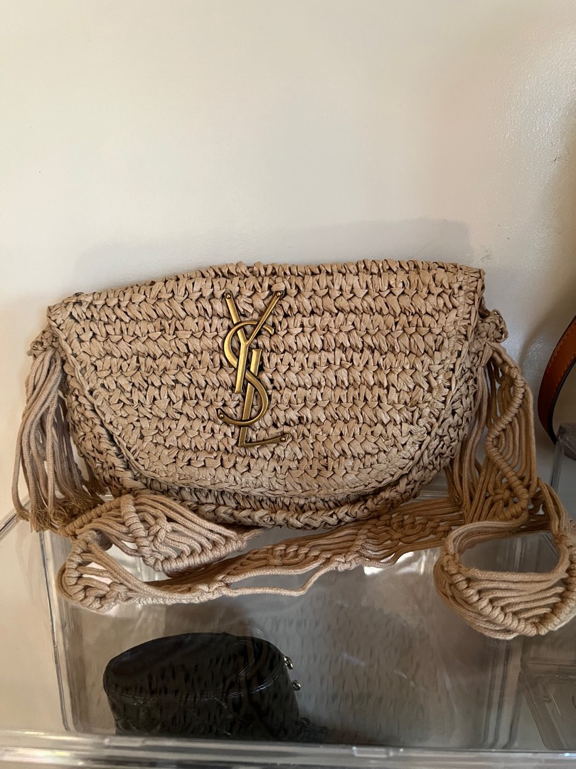 Ysl rattan, Luxury, Bags & Wallets on Carousell