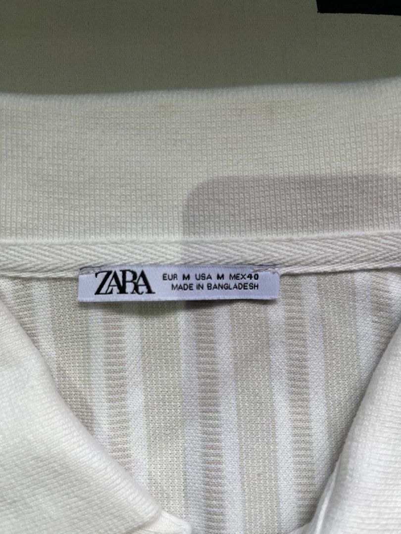 Zara Buttonless Polo Shirt (stripes) (Category: Tshirts & Polo Shirts ) located in Las Pinas. Submitted by popoy21 (Listing ID 1383770573, Image 3). Description: Almost bnew; used once W: 19 L: 28.5 Sleeve: 8 RFS: Unloading SF and booking c/o buyer Delivery via Grab/Lalamove or COD via LBC Location: usually Las Pinas | Mandaluyong Available if posted; firm price posted already Check my profile for other same size items.