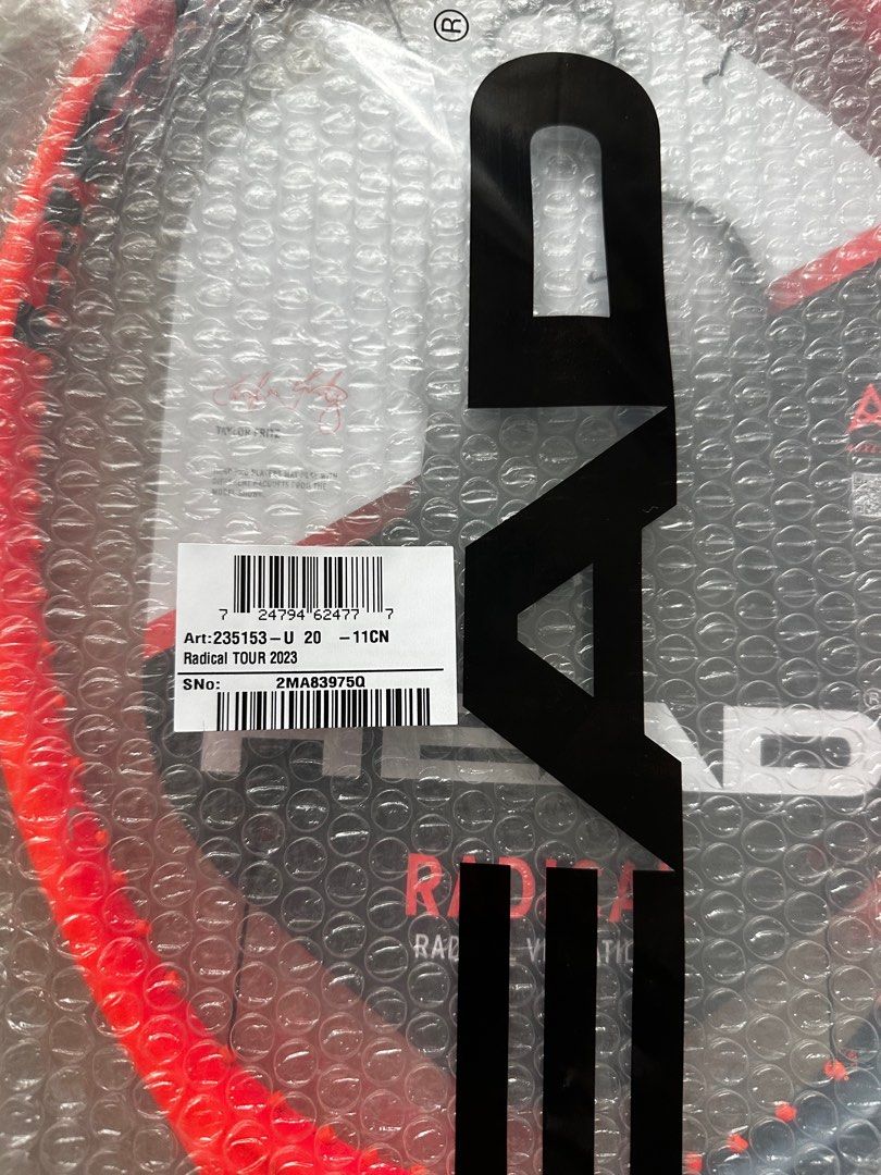 2023 Head Radical Tour 運動產品 其他運動配件 Carousell