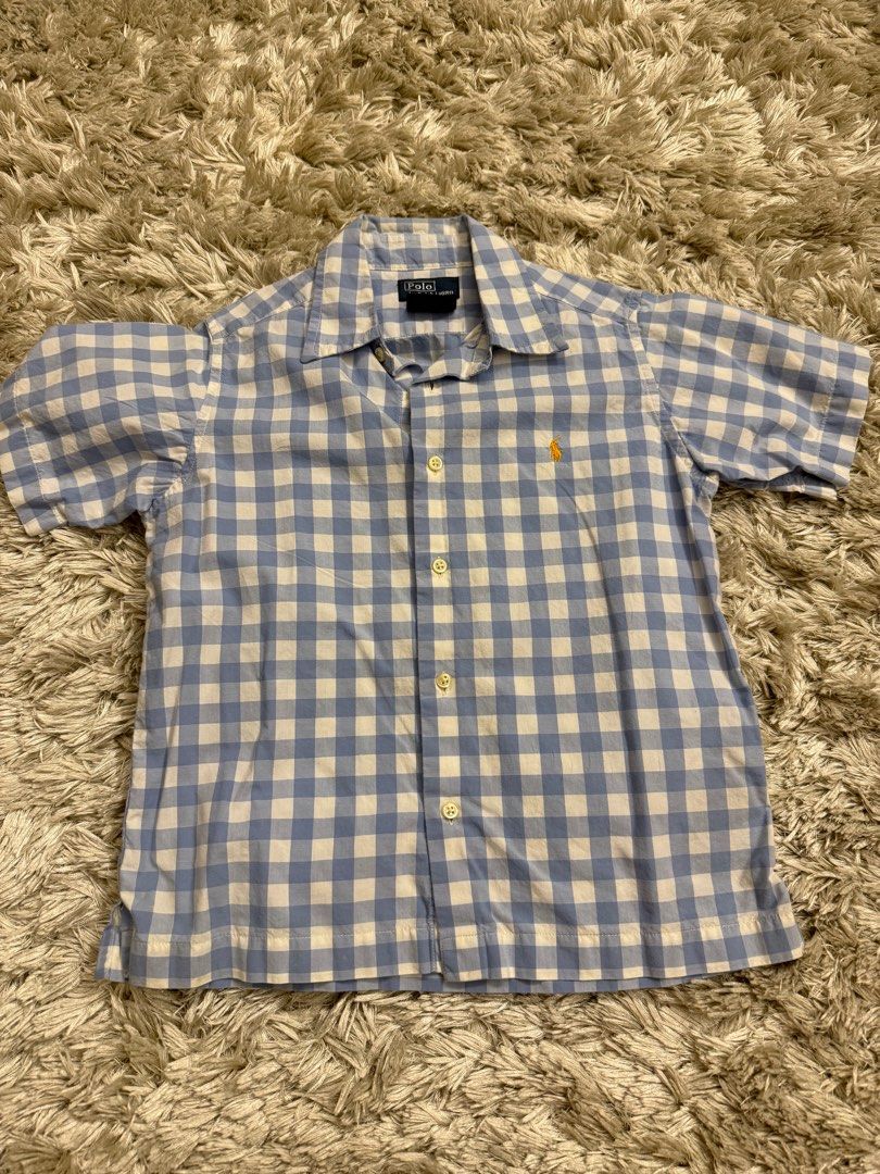 6yi Polo Ralph Lauren Light Blue Checkered (Category: Babies & Kids Fashion) located in Gombak. Submitted by dolphinees (Listing ID 1384020293, Image 1). Description: .