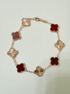 925純銀四葉草紅瑪瑙64240106438913110