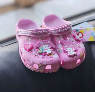 🤖親子款 MY MELODY美樂蒂 x crocs卡駱馳 聯名 Classic clog 成人 兒童 洞洞鞋 涼鞋 粉色64245519921921110