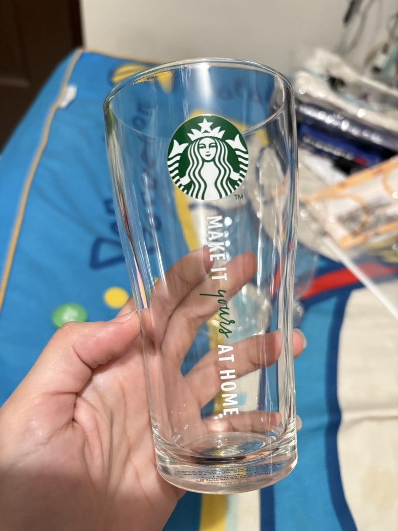 由 kk55688 (刊登 ID 1383973615，圖片 2) 提交，位於 新北市 (New Taipei) 的 星巴克 starbucks 玻璃杯 全新 375ml (類別：浴室、廚房用品配件)，說明：新北五股可面交。