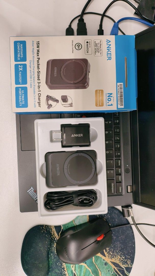 ANKER MagGo 3-in-1 (Category: Chargers & Cables) located in Calamba. Submitted by junethomasb (Listing ID 1383897215, Image 2). Description: For sale ANKER MagGo 3-in-1 Price : 5000.