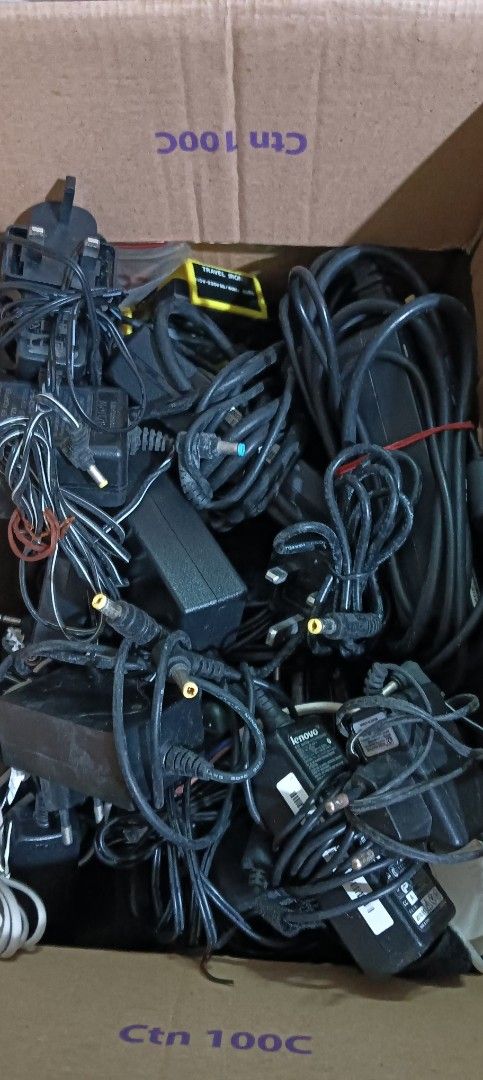 Assorted Power Adapters and Cables - Bulk Lot63226707247235112
