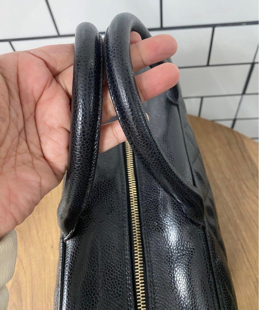 Authentic Chanel (Category: Luxury Bags & Wallets) located in Manila. Submitted by chloe_luxuries (Listing ID 1384023127, Image 3). Description: Guaranteed original Chanel Bowler tote bag Still in very good condition rank A Holo intact No more inclusion bag only Pm for more details .