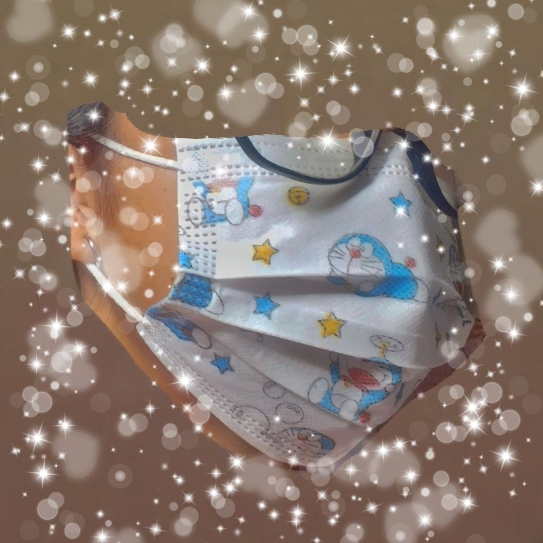 Doraemon Facemasks For Kids (Category: Face Masks & Face Shields) located in Candon. Submitted by shikarettosales (Listing ID 1384022592, Image 3). Description: ☆ got it for ₱ 40 from pandayan bookshop ☆ perfect for ages 4-12 years old ☆ an adult wearing it would be a bit uncomfy and tight (see the last slide) ☆ I believe there are 8 or 9 pcs there. It was originally 10 pcs, but i used one or two mop: gcash to bdo bank or bank to bank mod: j&t ex