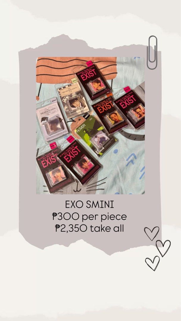 EXO SMINI ALBUM (Category: CDs & DVDs) located in Naic. Submitted by majooooy1485 (Listing ID 1383998245, Image 1). Description: Sealed Smini Album Cash or Gcash Jnt or Lalamove Naic Cavite.