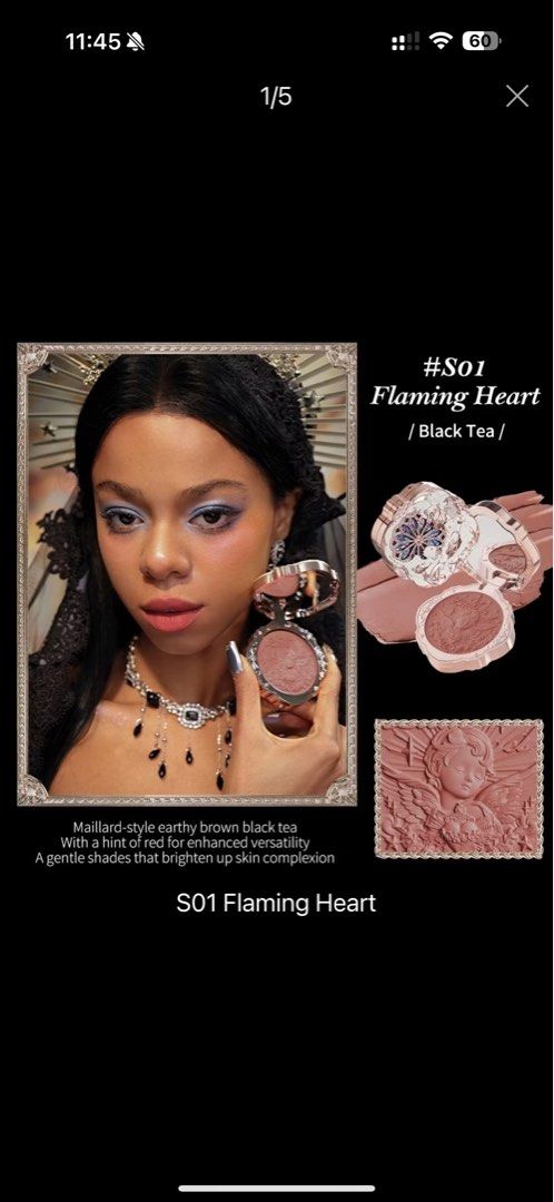 Flower Knows Blush (Category: Makeup) located in Taguig. Submitted by cloudshoppp (Listing ID 1383837358, Image 3). Description: Flower Knows Blush Little Angel Collection shade: S01 Flaming Heart Brandnew SRP 1k+.
