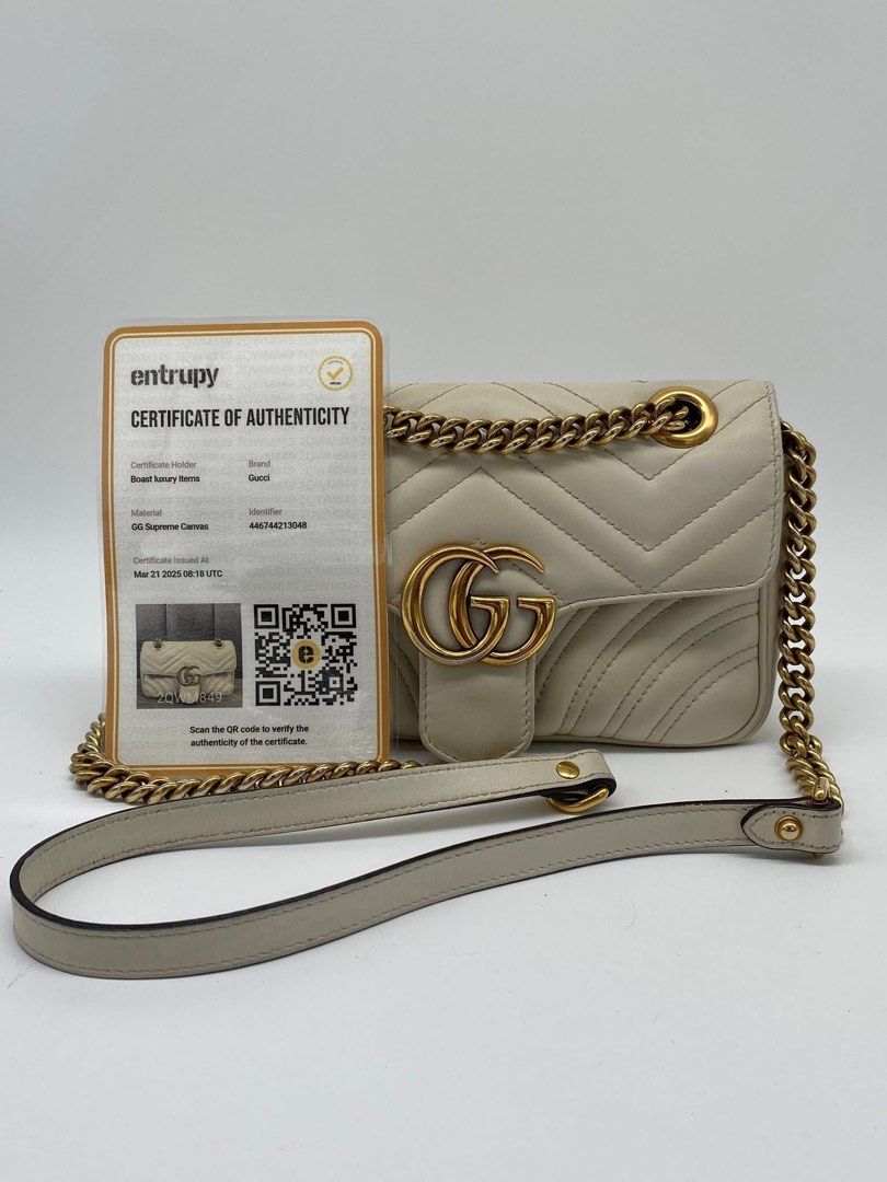 Gucci Marmont Matelasse Small (Category: Luxury Bags & Wallets) located in Quezon City. Submitted by jmscm (Listing ID 1383917224, Image 1). Description: Gucci Marmont Matelasse Small Guaranteed Authentic Rank A Condition. Inclusion: Certificate of Authenticity And Box .