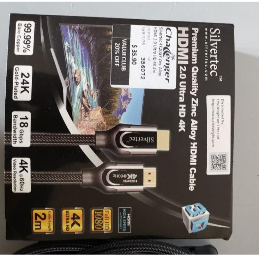 HDMI Cable HDMI 2.0 Ultra HD 4K63226707536770112