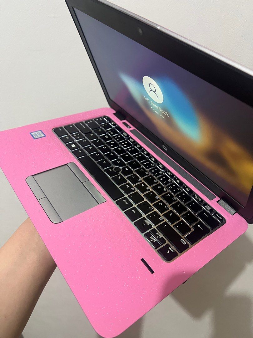 HP PINK LAPTOP (Category: Laptops & Notebooks) located in Muntinlupa City. Submitted by myles29 (Listing ID 1384038411, Image 3). Description: 💖HP GLITTERED PINK ELITEBOOK💖 Specs: Intel Core i5-7300u @2.60Ghz Memory: 8GB DDR4 Storage: 256GB SSD Size: 12.5” Screen size Intel HD Graphics 620 With keyboard backlight WiFi & Bluetooth Ready Slim type & Handy💻 Camera Ready Audio & Usb port Display Port & Vga.