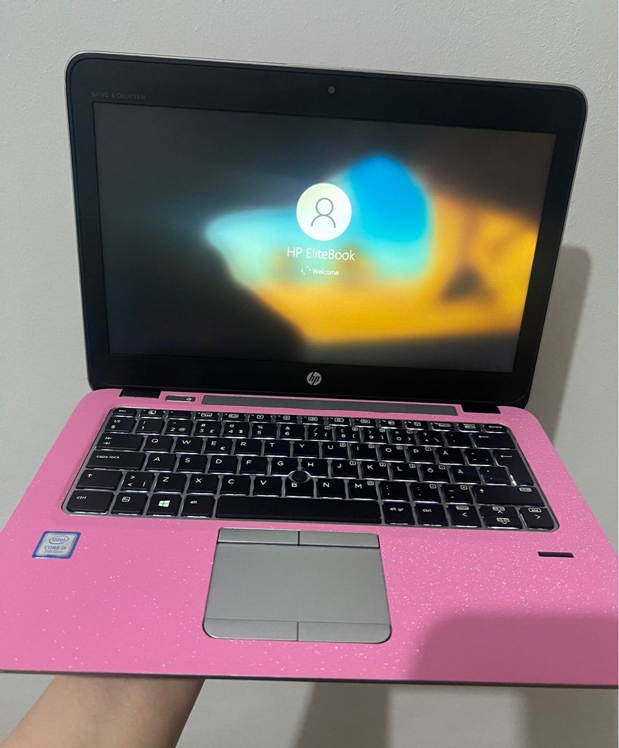HP PINK LAPTOP (Category: Laptops & Notebooks) located in Muntinlupa City. Submitted by myles29 (Listing ID 1384038411, Image 2). Description: 💖HP GLITTERED PINK ELITEBOOK💖 Specs: Intel Core i5-7300u @2.60Ghz Memory: 8GB DDR4 Storage: 256GB SSD Size: 12.5” Screen size Intel HD Graphics 620 With keyboard backlight WiFi & Bluetooth Ready Slim type & Handy💻 Camera Ready Audio & Usb port Display Port & Vga.